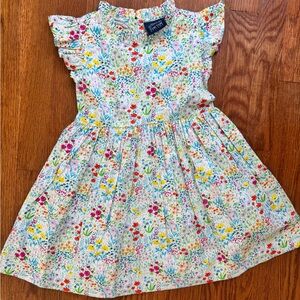 Colorful Floral Kids Dress